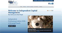 Desktop Screenshot of icmfinancial.com
