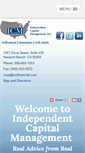 Mobile Screenshot of icmfinancial.com